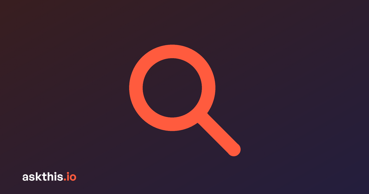 AI discoverability audit — AskThis